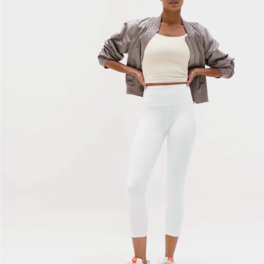 Athleta White High-Rise Elation Leggings